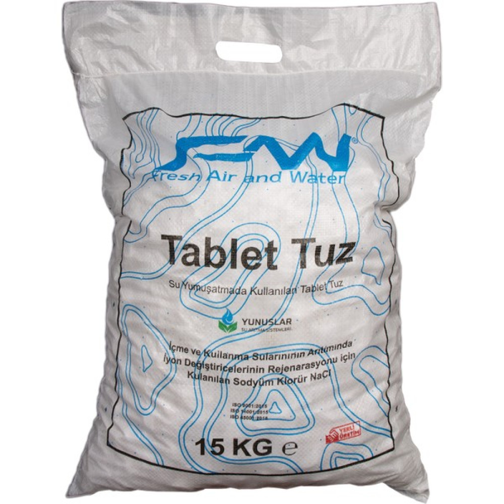 Tablet Tuz Su Arıtma Tuzu Su Yumuşatma Tuzu Sodyum Klorür Nacl 15 kg Tuz Bahçe Makinesi Aksesuar & Yedek Parça Fiyatı