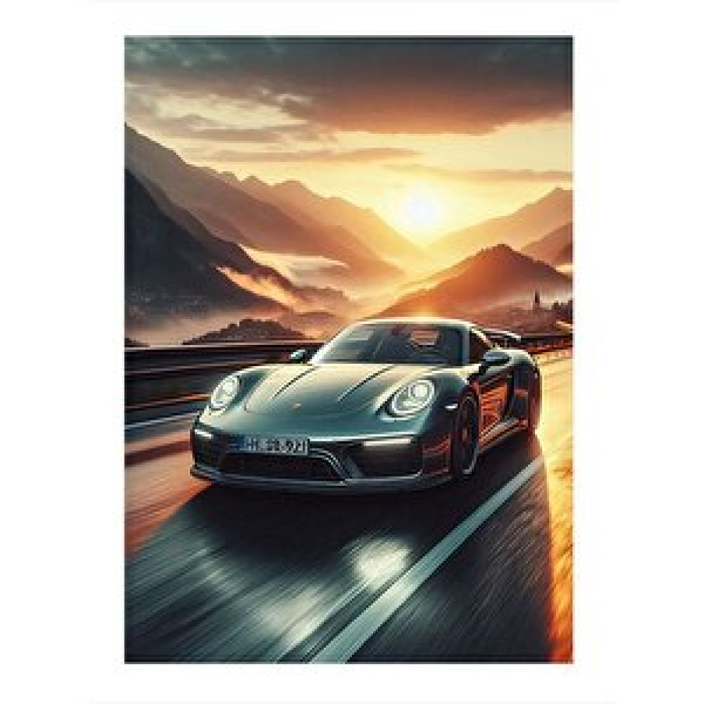 Tablomega Spor Araba Modern Ahşap Tablo 35cm X50cm 35x50 cm Tablo & Poster Fiyatı
