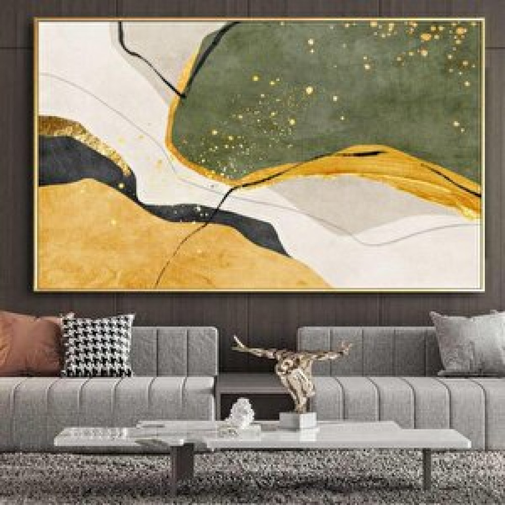 TabloWall Çerçeveli̇ Soyut Yağlı Boya Tablo 75x100 cm Tablo & Poster Fiyatı