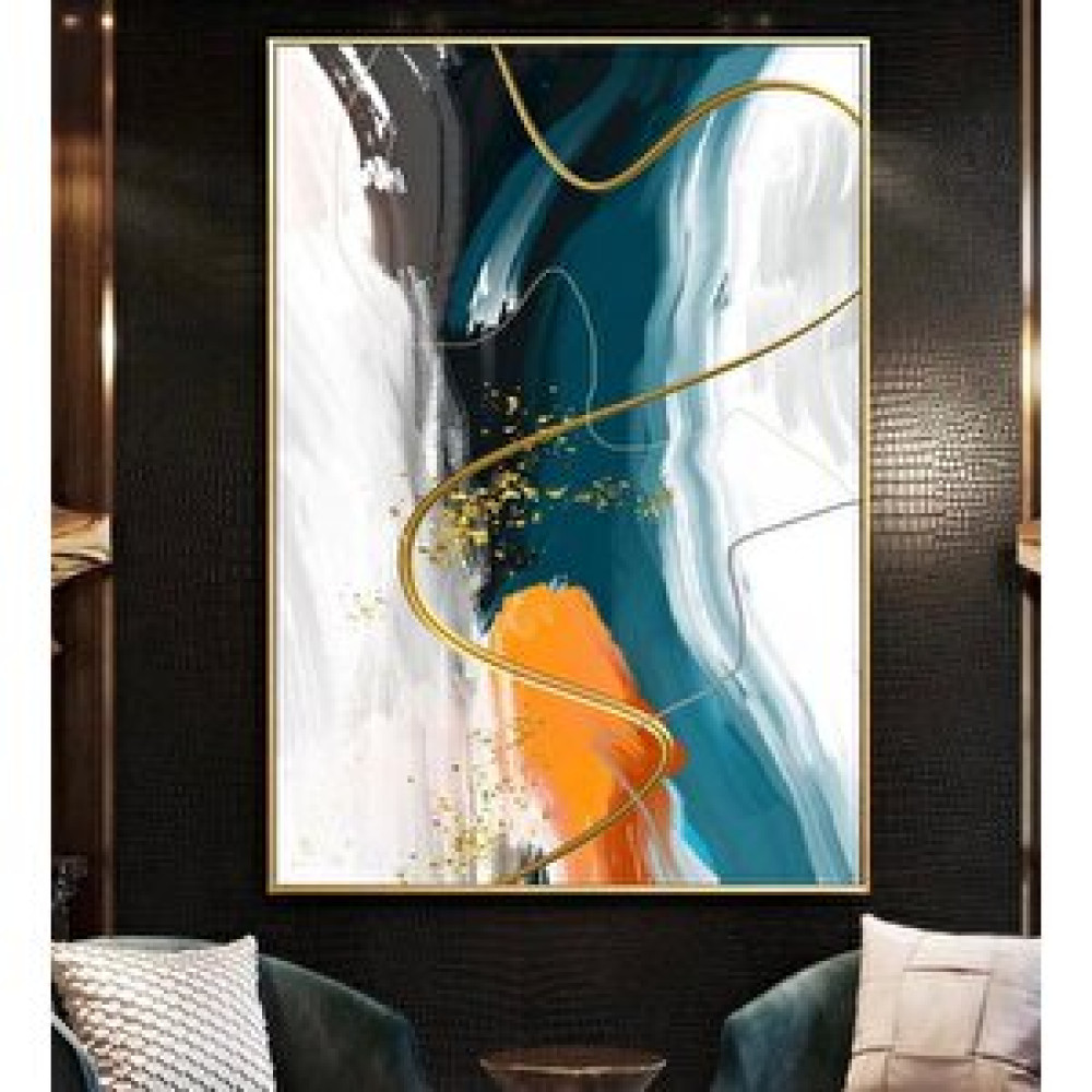 TabloWall Çerçeveli̇ Soyut Yağlı Boya Tablo 90x120 cm Tablo & Poster Fiyatı