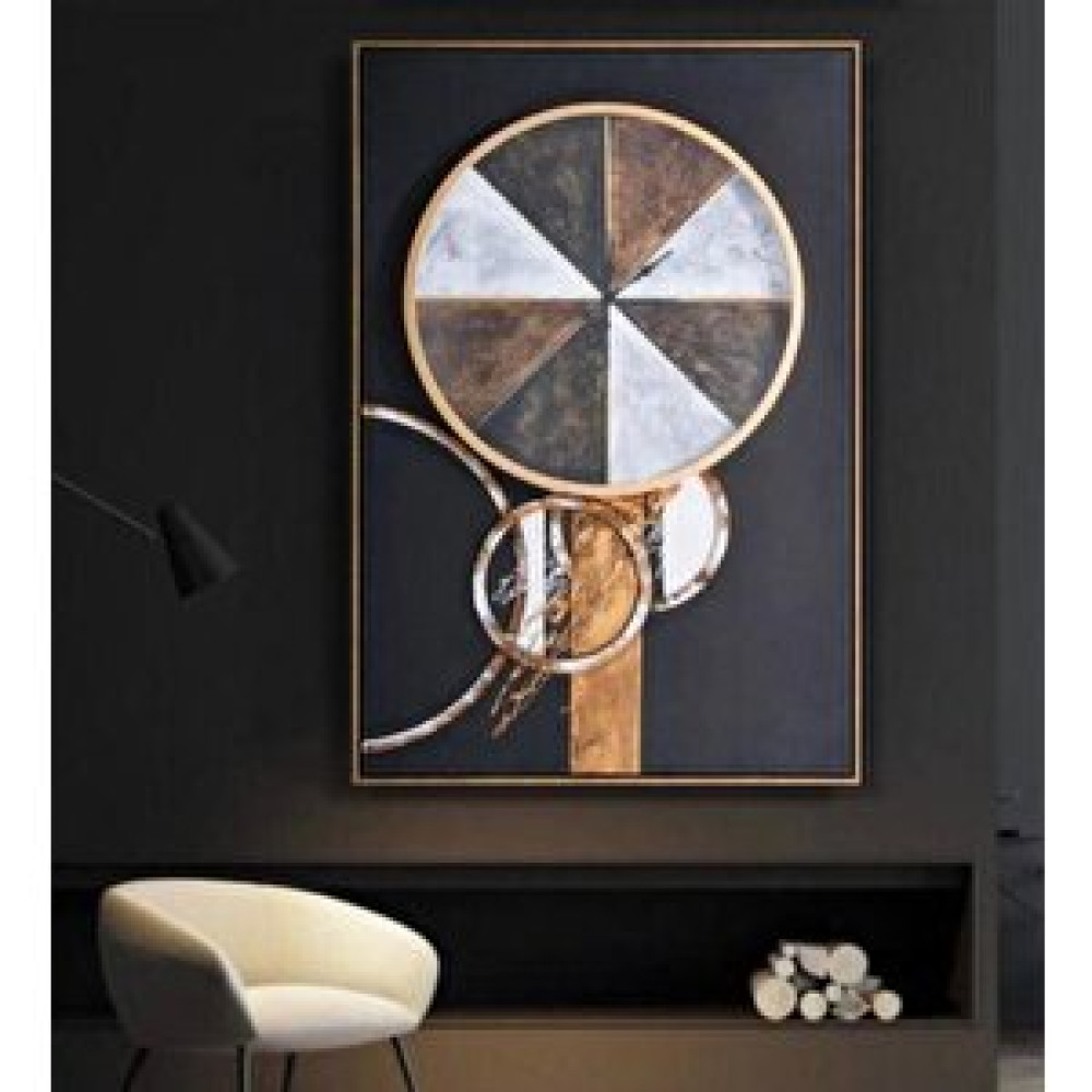 TabloWall Özel Tasarim Duvar Saati̇ 104x154 cm Dekoratif Saat Fiyatı