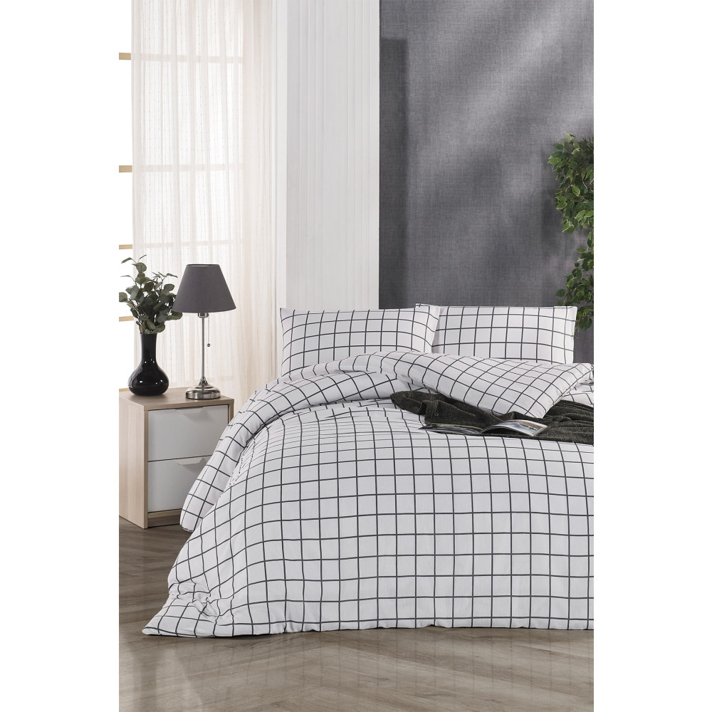 Tabu Home Classy Kareli Çift Kişilik Nevresim Takımı Nevresim Takımı Fiyatı