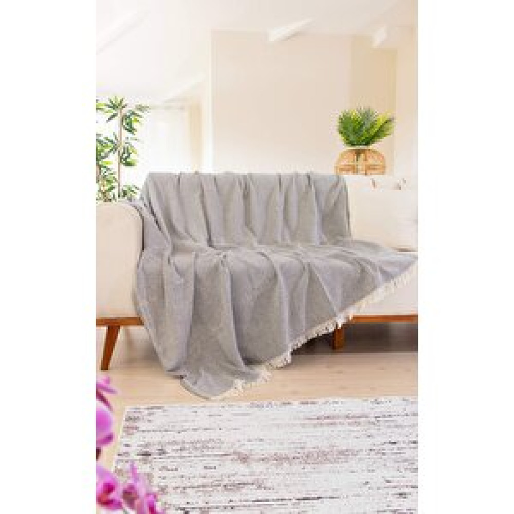 Tabu Home Dokuma Cozy Comfort Koyu Gri Koltuk Örtüsü Koltuk & Kanepe Örtüsü Fiyatı