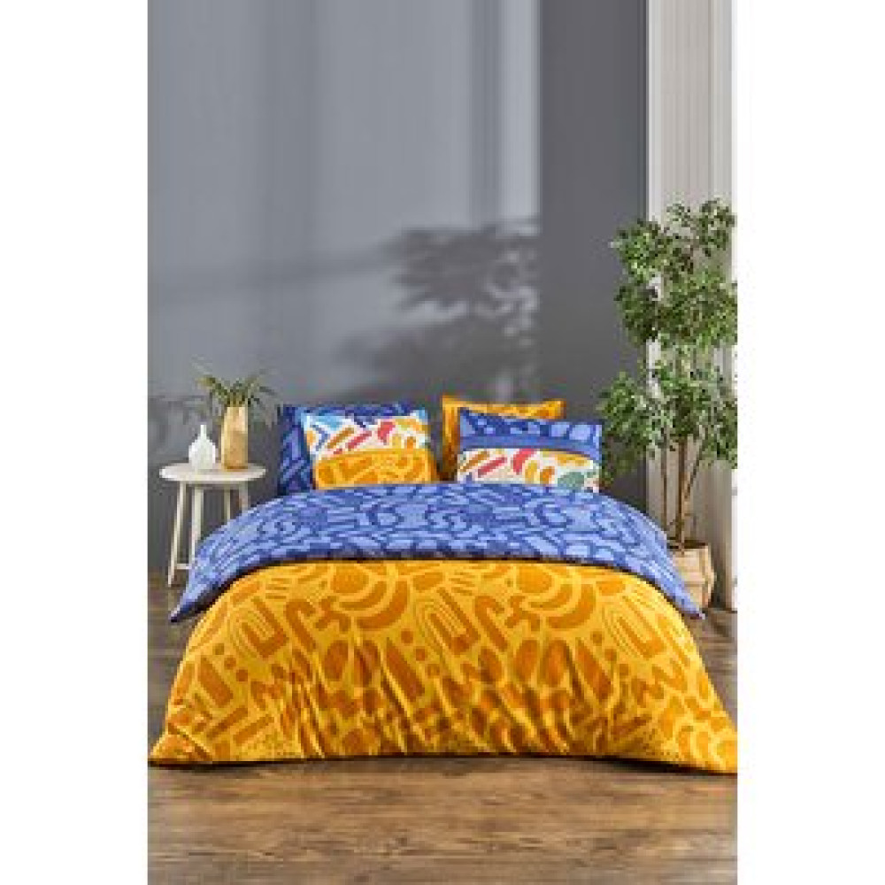 Tabu Home Doodle Renkli Çift Kişilik Nevresim Seti Nevresim Takımı Fiyatı