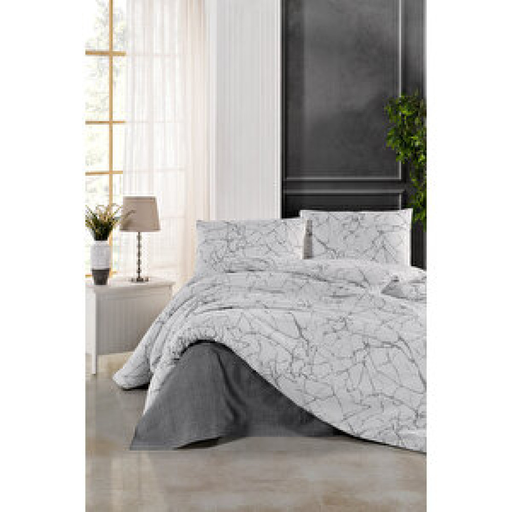 Tabu Home La Marble Mermer Desenli Çift Kişilik Nevresim Takımı Nevresim Takımı Fiyatı