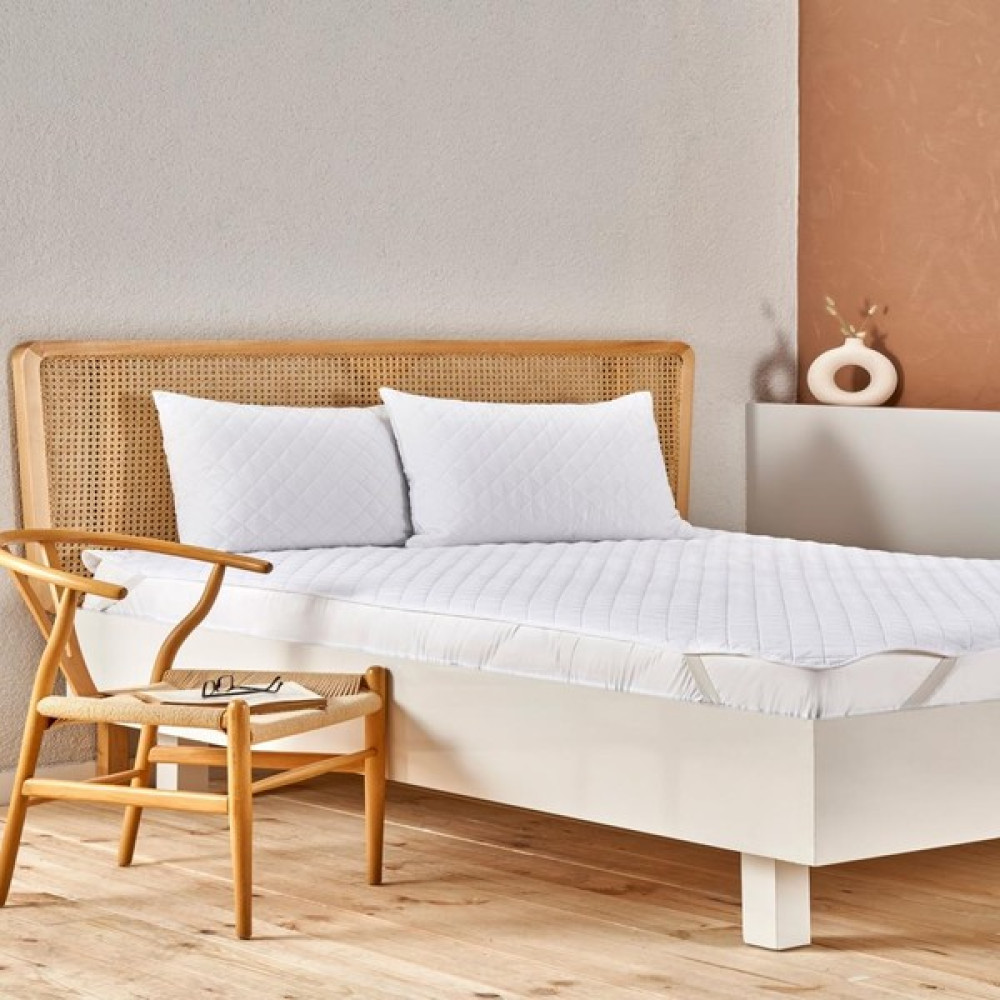 Taç Alez Eco Care Kapitoneli Sıvı Geçirmez 180X200 Battal Xl - Beyaz - 180 x 200 cm Alez / Yatak Koruyucu Fiyatı