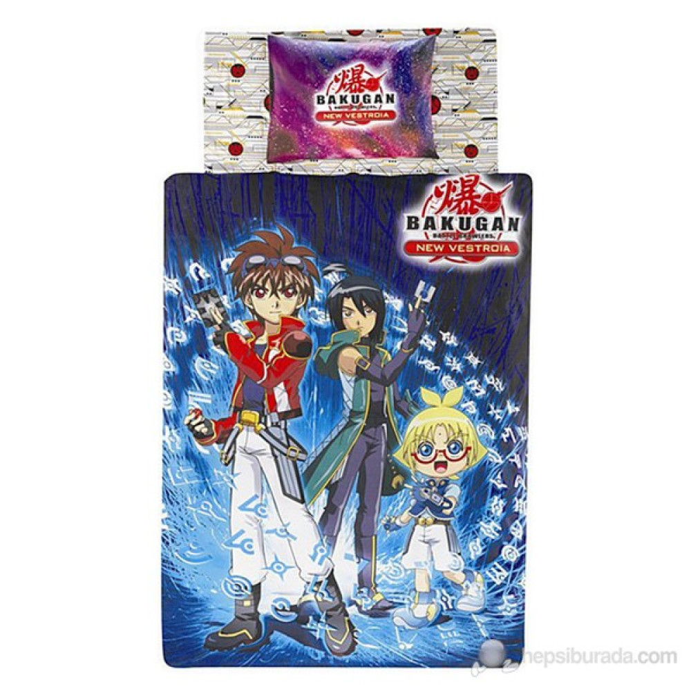 Taç Bakugan New Vestroia Lisanslı Nevresim Takımı - 160 x 220 cm - Lacivert Bebek Nevresim Takımı Fiyatı
