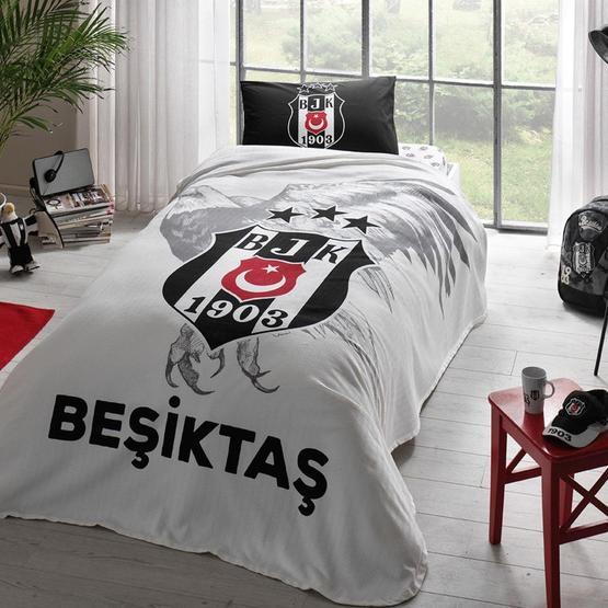 Taç Beşiktaş Lisanslı Tek Kişilik Pike Takımı
