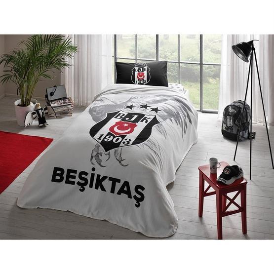 Taç Beşiktaş Lisanslı Tek Kişilik Pike Takımı