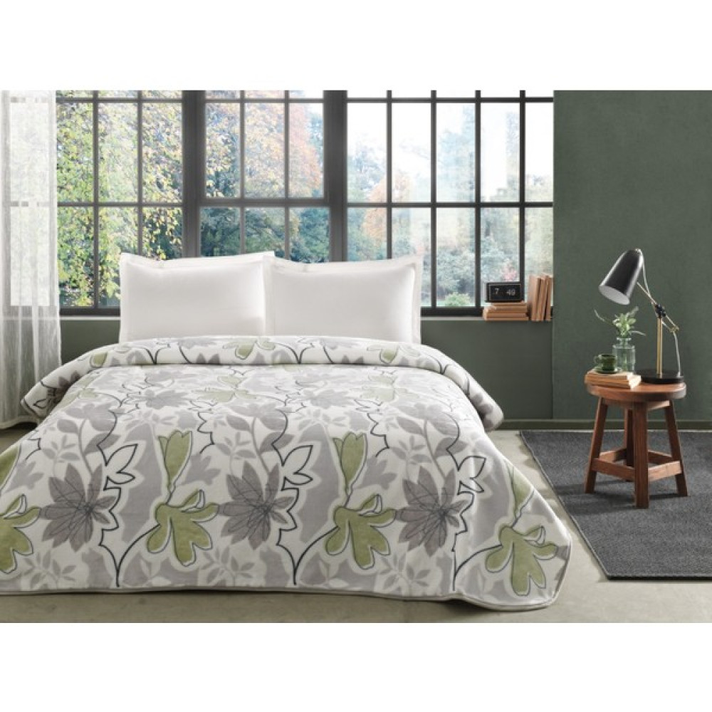 Taç Çift Kişilik Polyester Battaniye Jonas Gri - 220 x 240 cm Battaniye Fiyatı