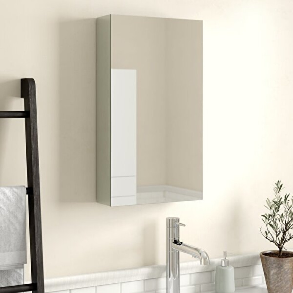 Taç Dekorasyon Tek Kapaklı Aynalı Banyo Dolabı Üst Modülü Beyaz Banyo Dolabı / Mobilyası Fiyatı