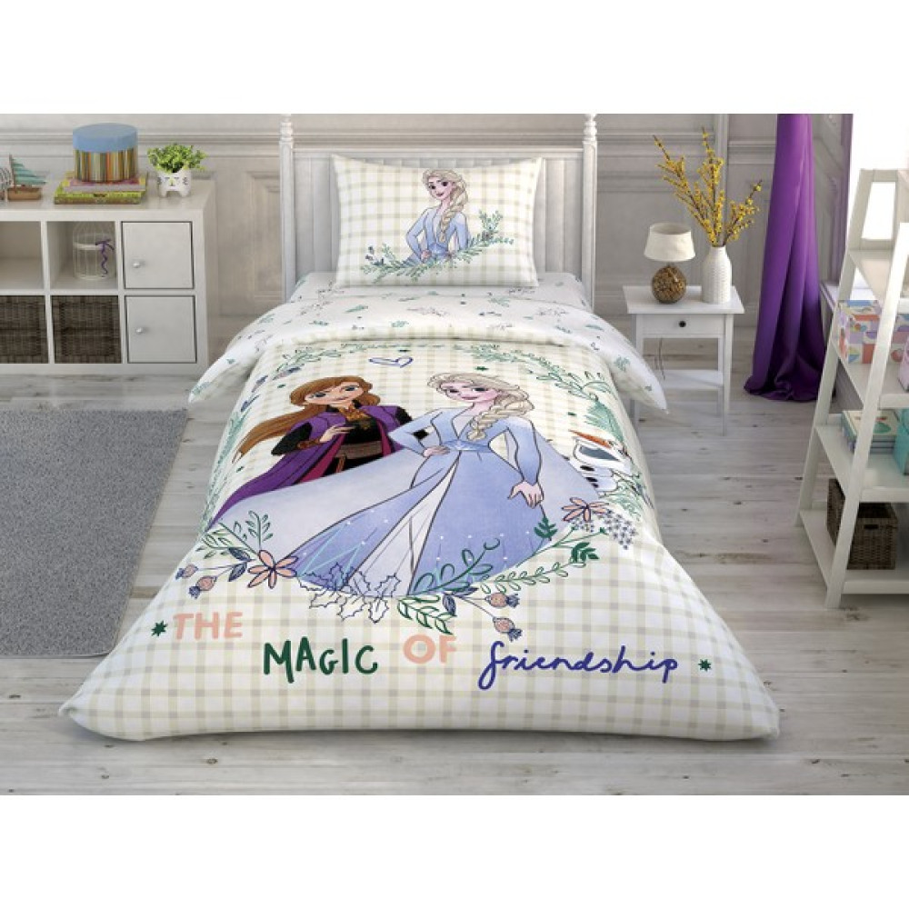 Taç Dısney Frozen 2 Frıendshıp Lisanslı Nevresim Takımı - Renkli - 160 x 220 cm Nevresim Takımı Fiyatı