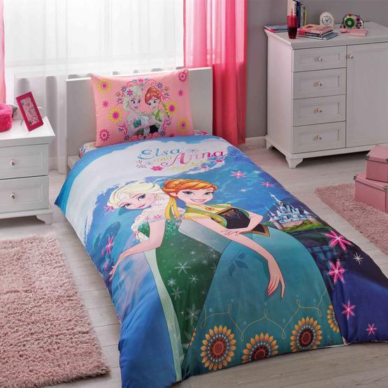 Taç Disney Frozen Elsa Anna Nevresim Takımı