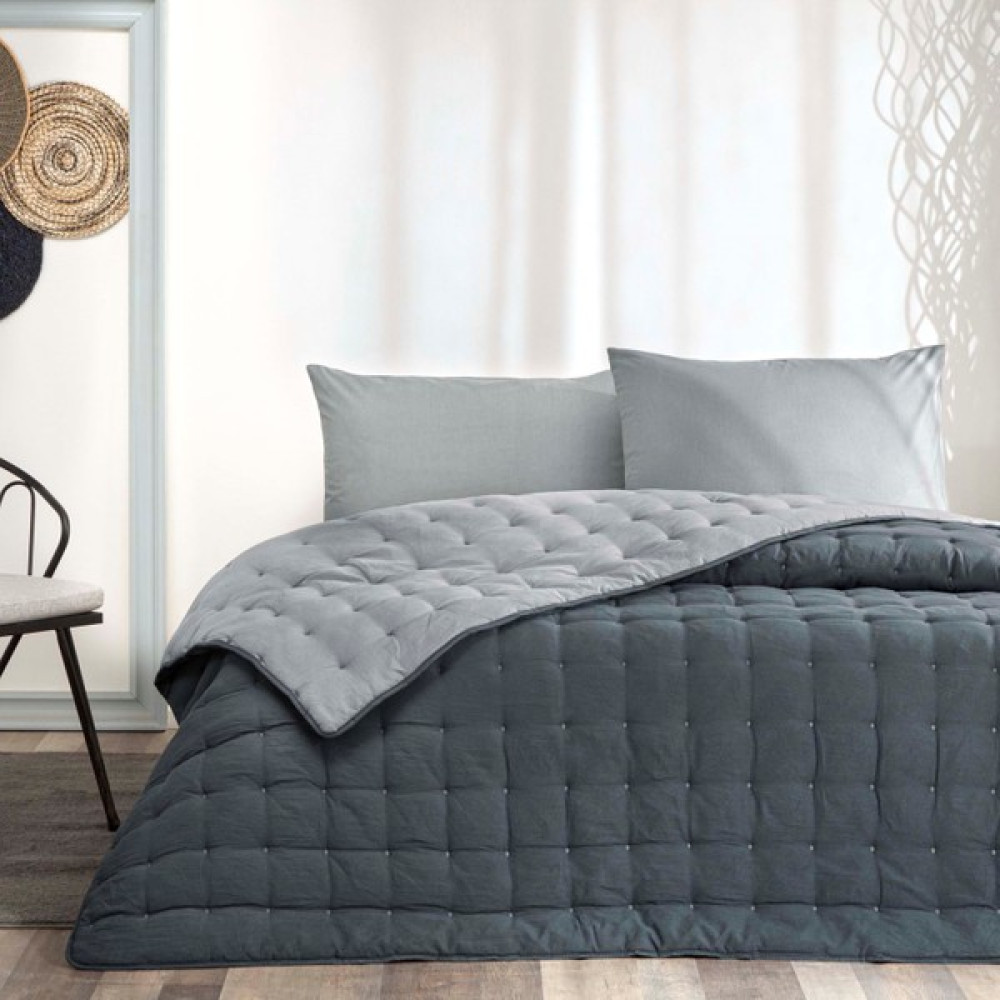 Taç Donna Çift Kişilik Sleeper Set Antrasit - 195 x 215 cm Yatak Seti / Uyku Seti Fiyatı