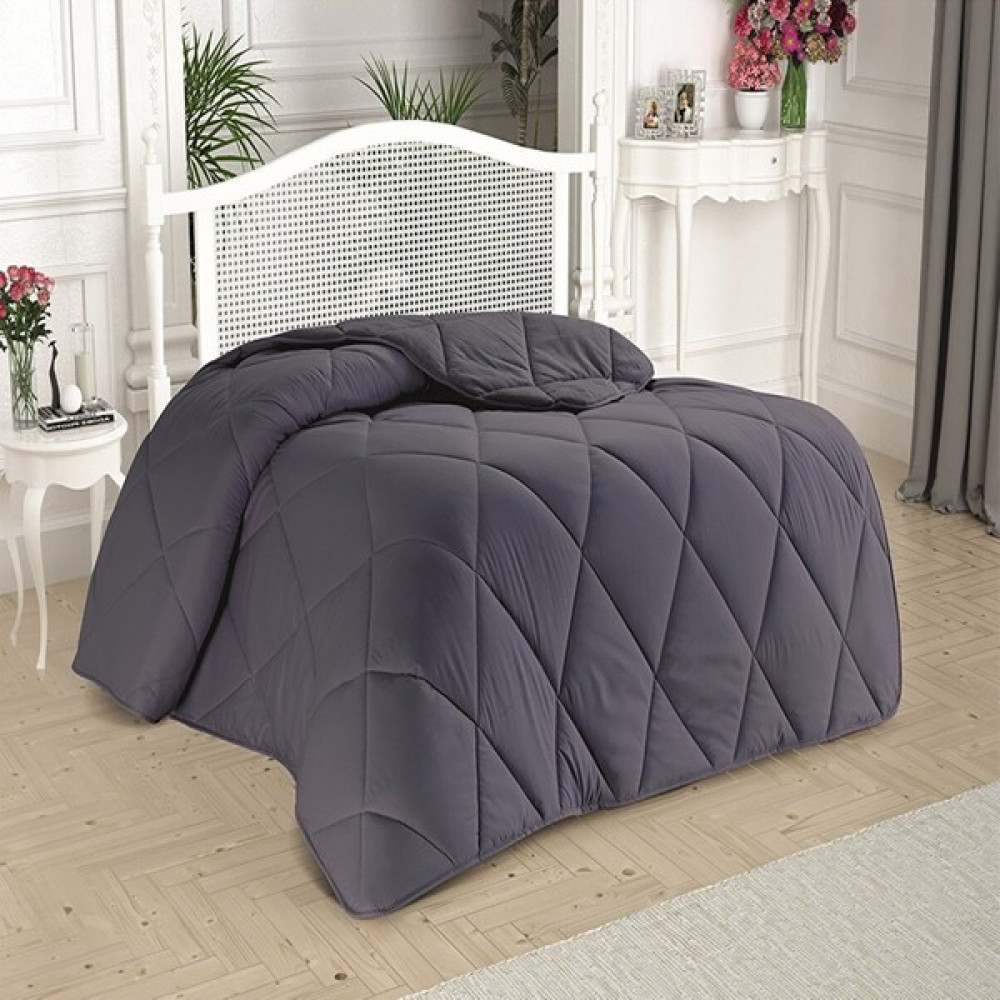 Taç Emprime Polar Tek Kişilik Yorgan Light Antrasit - 155 x 215 cm Yorgan Fiyatı