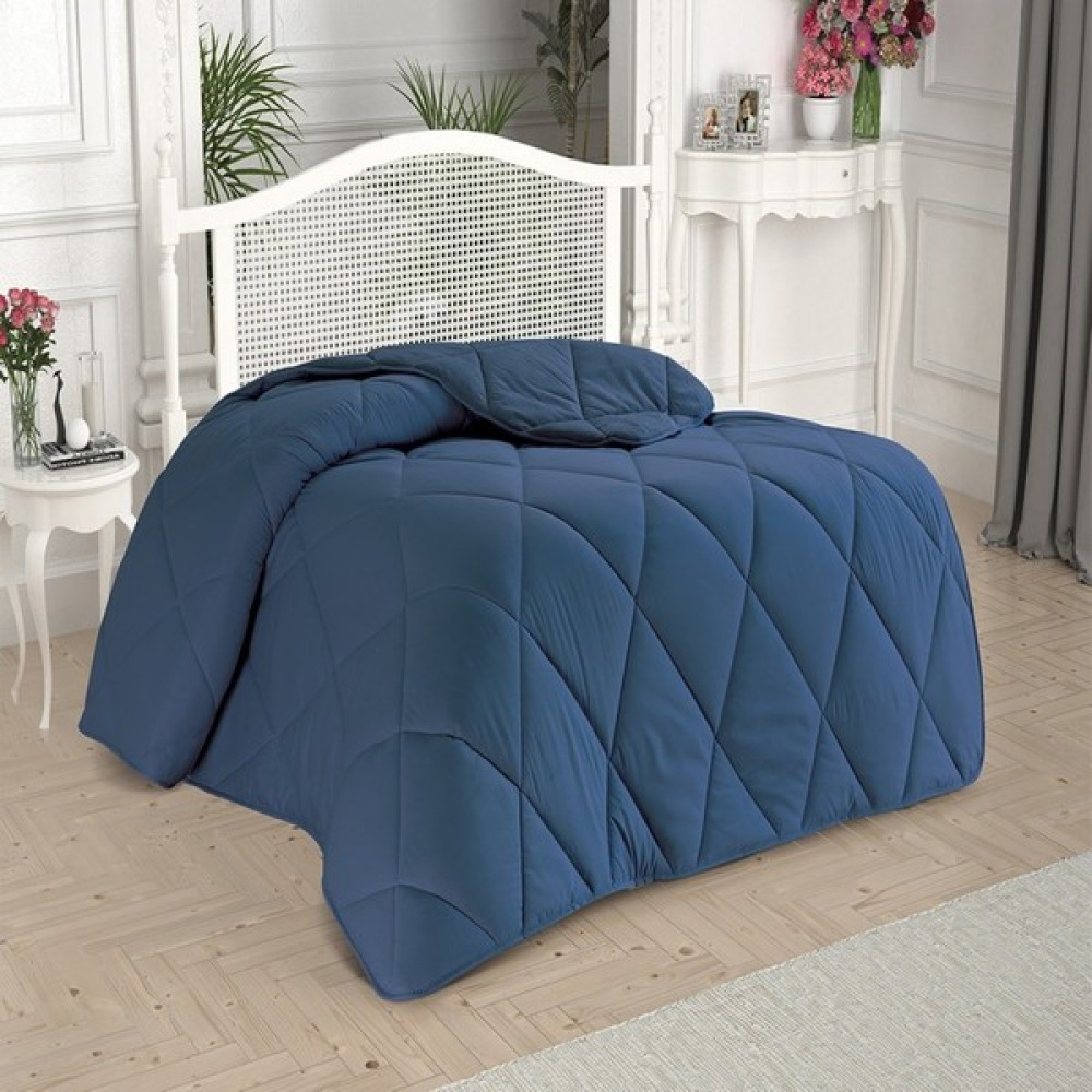 Taç Emprime Polar Tek Kişilik Yorgan Light İndigo - 155 x 215 cm Yorgan Fiyatı