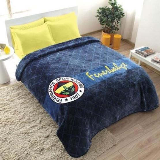 Taç Fenerbahçe Stripe Çift Kişilik Battaniye Battaniye Fiyatı