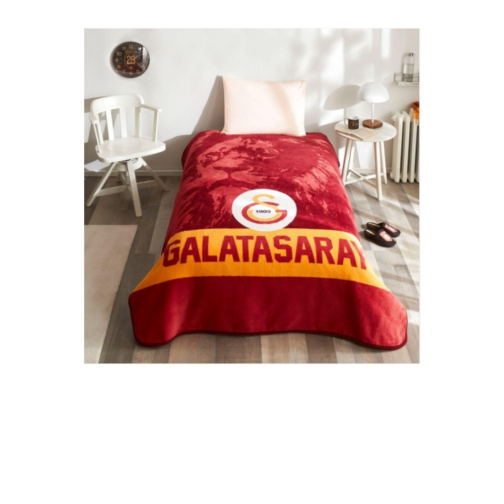 Taç Galatasaray Aslan Lisanslı Battaniye 160 x 220 Beden Battaniye Fiyatı