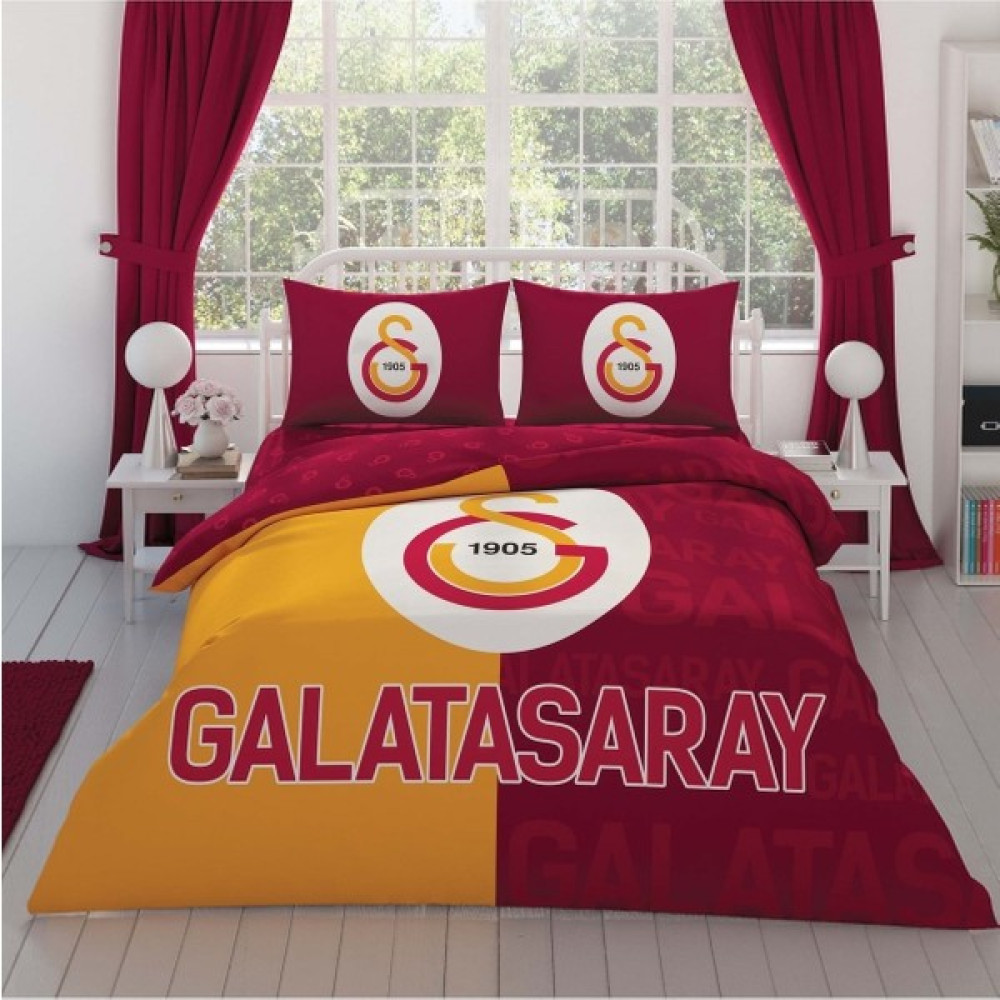 Taç Galatasaray Parçalı Logo Pamuk Nevresim Takımı 769368581782 Bebek Nevresim Takımı Fiyatı