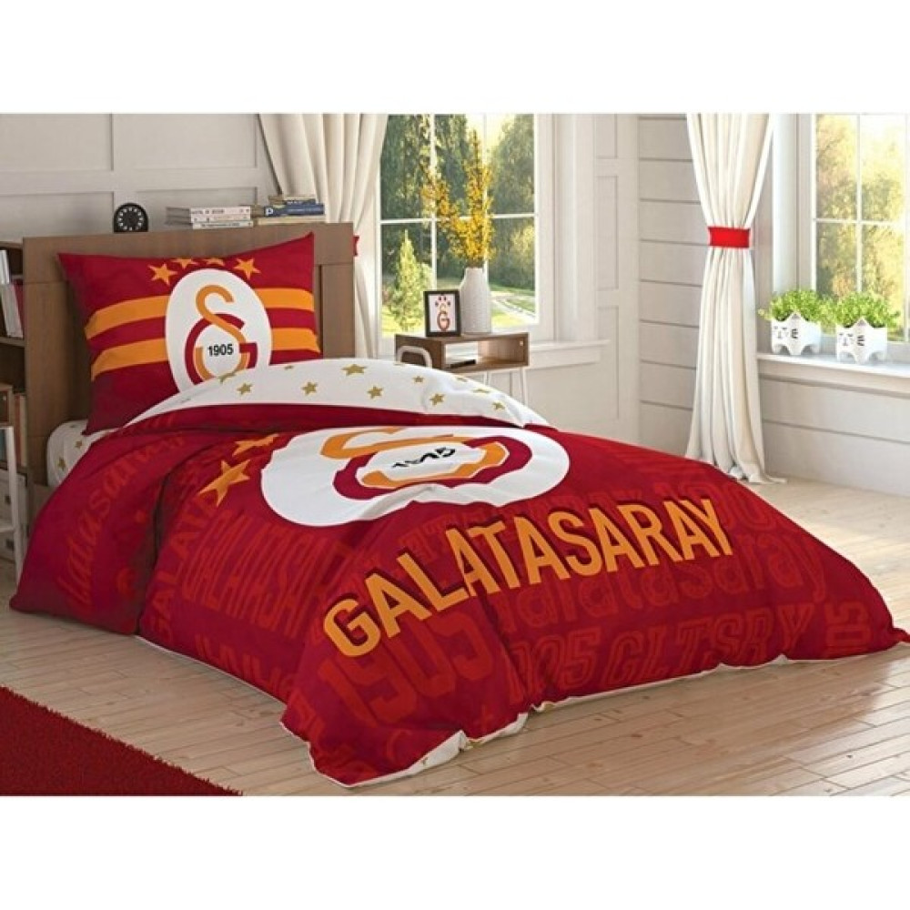 Taç Galatasaray Sportif Nevresim Takımı - 160 x 200 cm - Kırmızı Nevresim Takımı Fiyatı