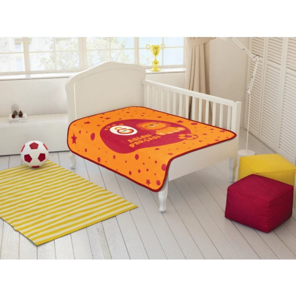 Taç Lisanslı Bebek Battaniye Gs Galatasaray Star Baby - Sarı - Kırmızı - 100 x 120 cm Battaniye Fiyatı