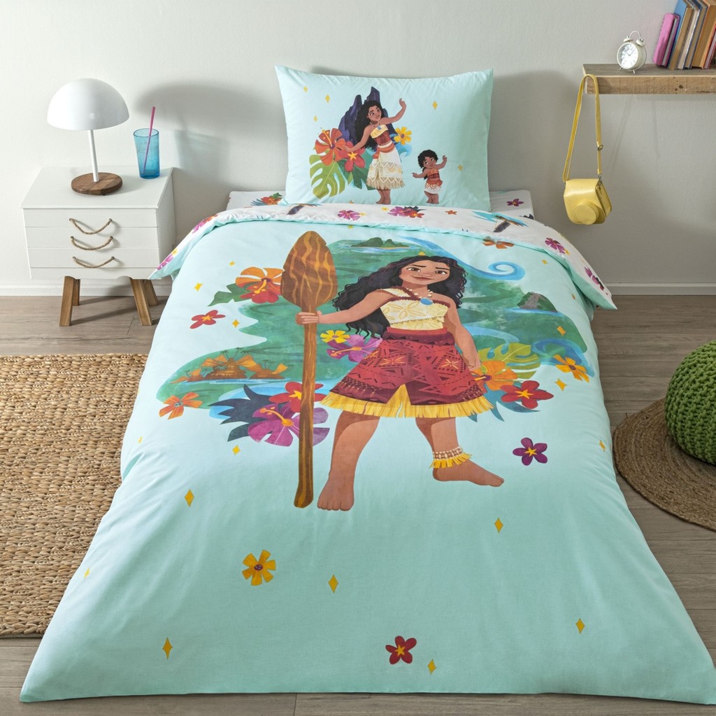Taç Lisanslı Disney Moana Tek Kişilik Pamuk Nevresim Takımı - Renkli - 160 x 220 cm Nevresim Takımı Fiyatı