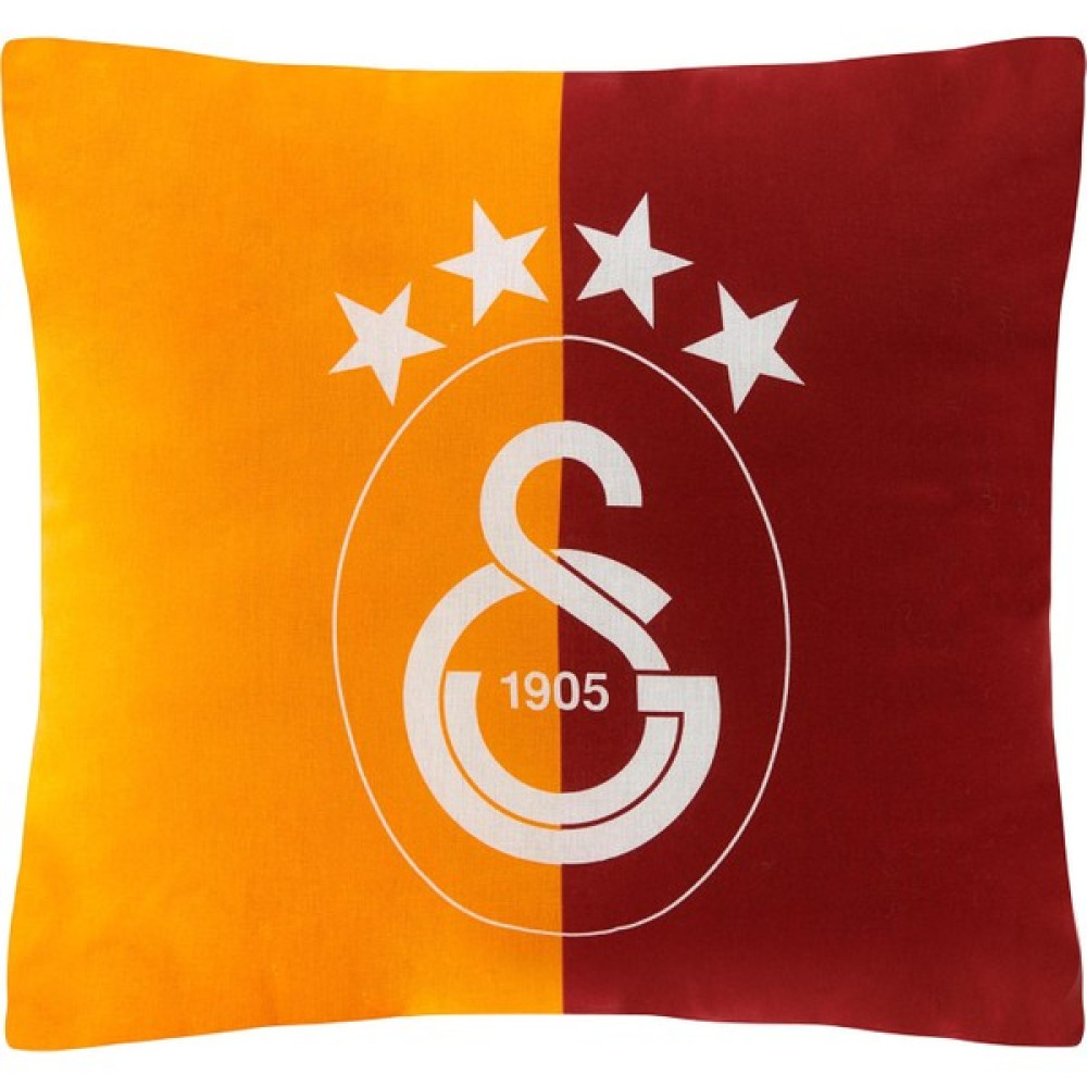 Taç Lisanslı Galatasaray Kırlent - 40X40 cm - 40 x 40 cm - Kırmızı Kırlent / Mobilya Yastığı Fiyatı