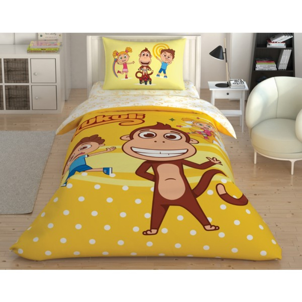 Taç Lisanslı Kukuli Smile Pamuk Nevresim Takımı - Renkli - 160 x 220 cm Bebek Nevresim Takımı Fiyatı