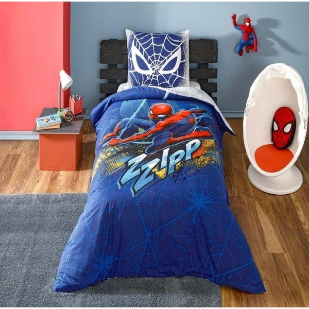 Taç Lisanslı Spiderman Blue City Tek Kişilik Nevresim Takımı Oto Boyaları Fiyatı