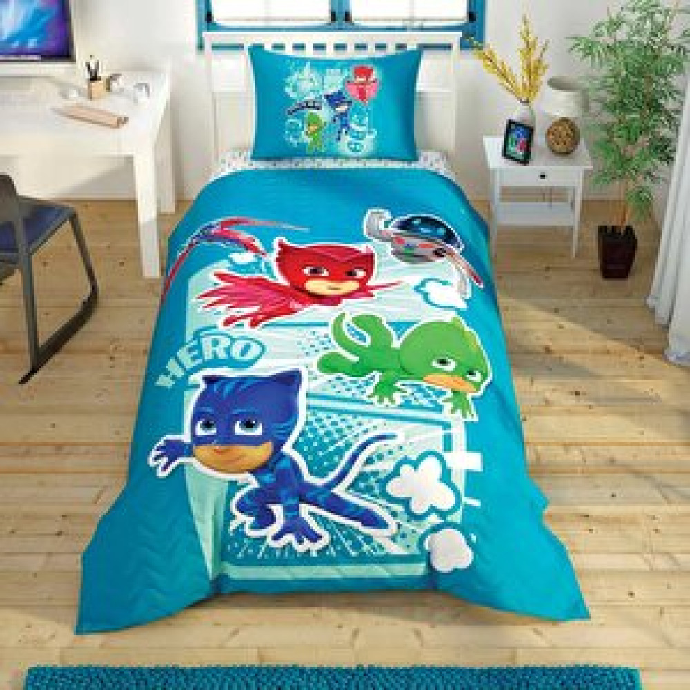 Taç Pj Masks Hero Pamuk Complete Set Yatak Seti / Uyku Seti Fiyatı
