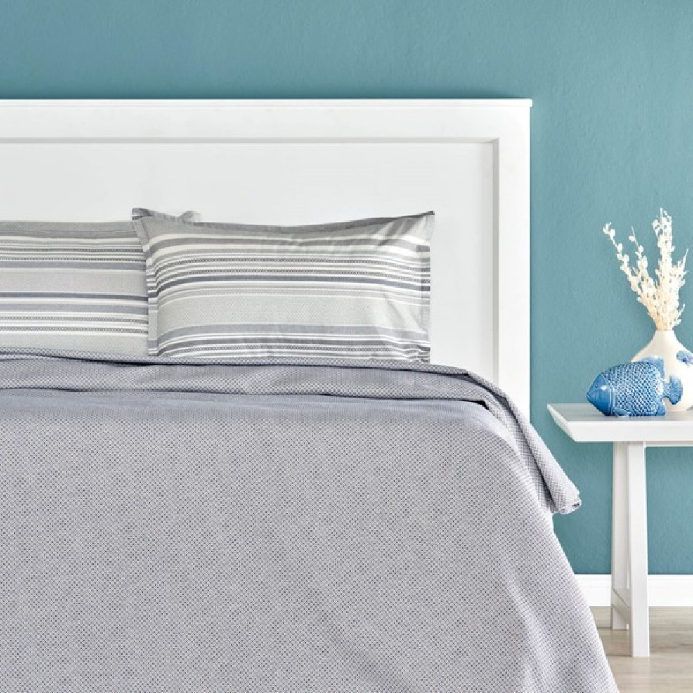Taç Soho Tek Kişilik Softly Set Mavi - 160 x 230 cm Yatak Örtüsü Fiyatı