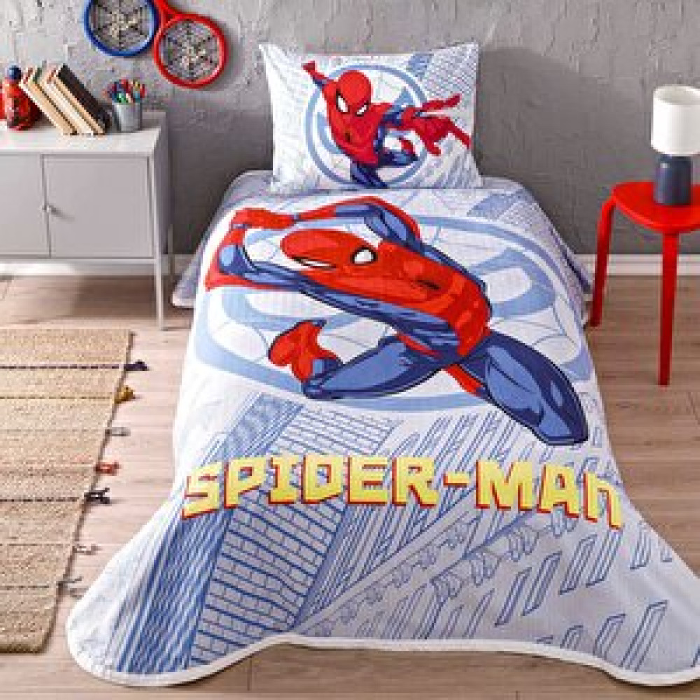 Taç Spiderman Justice Lisanslı Tek Kişilik Pike Takımı Pike & Pike Takımı Fiyatı