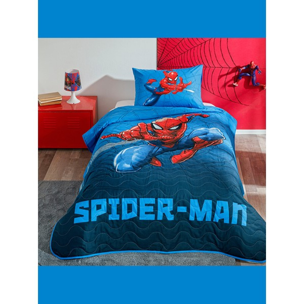 Taç Zorlu Lisanslı Yatak Örtüsü Seti Spiderman Focus Tek Kişilik - Renkli - 160 x 230 cm Yatak Örtüsü Fiyatı