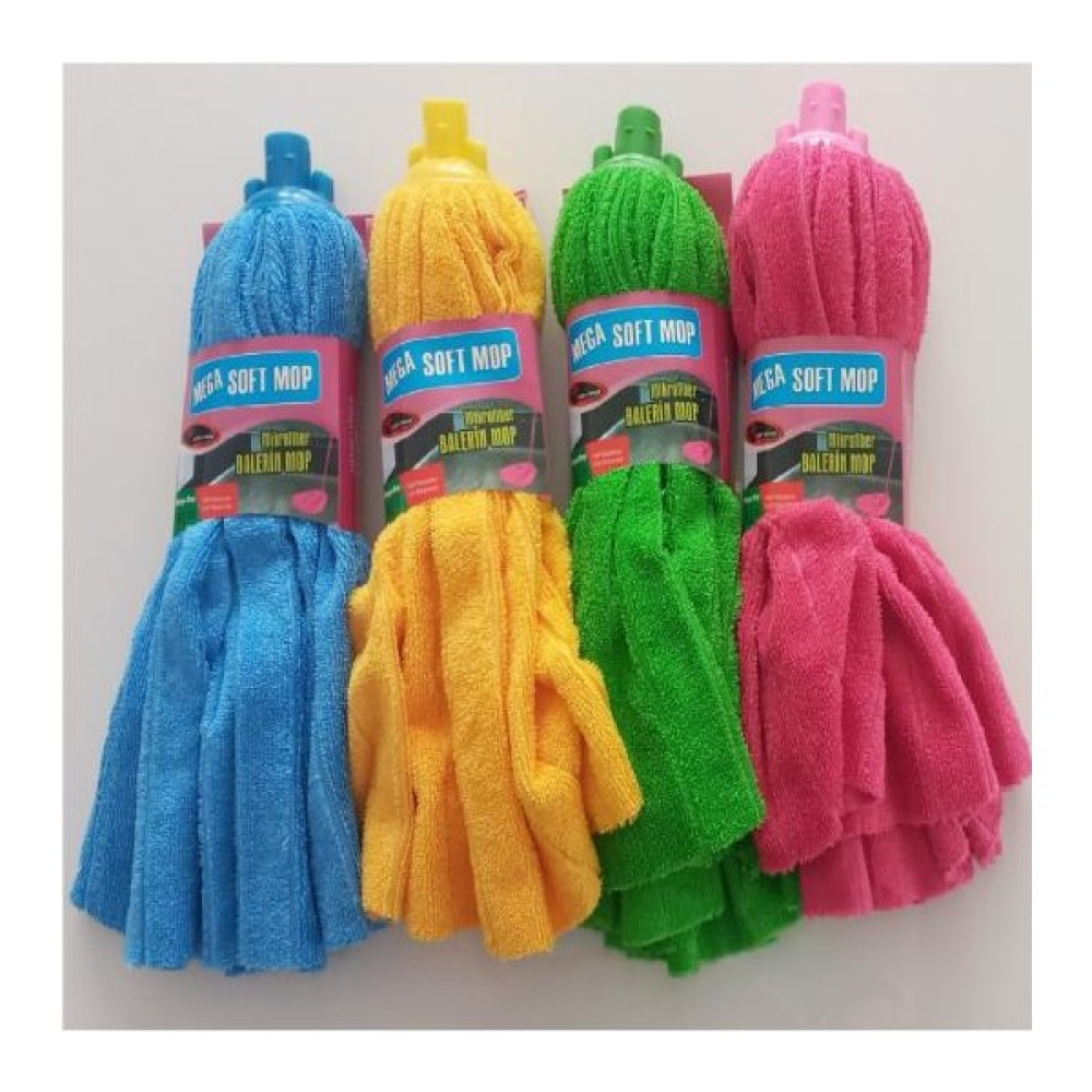 Taçev 3 Adet Mega Soft Mikrofiber Havlu Vileda Paspas Mop Xl Yedek Ucu Temizlik Malzemeleri Fiyatı
