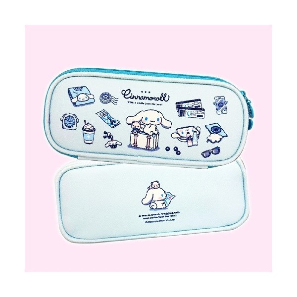 Tadadac Sanrio Cinnamoroll Dikdörtgen Kese Kalem Kutusu (Yurt Dışından) - Mavi - Pencil case - 20.5cm x 9cm x 5cm Kalemlik (Kalem Kutusu) Fiyatı