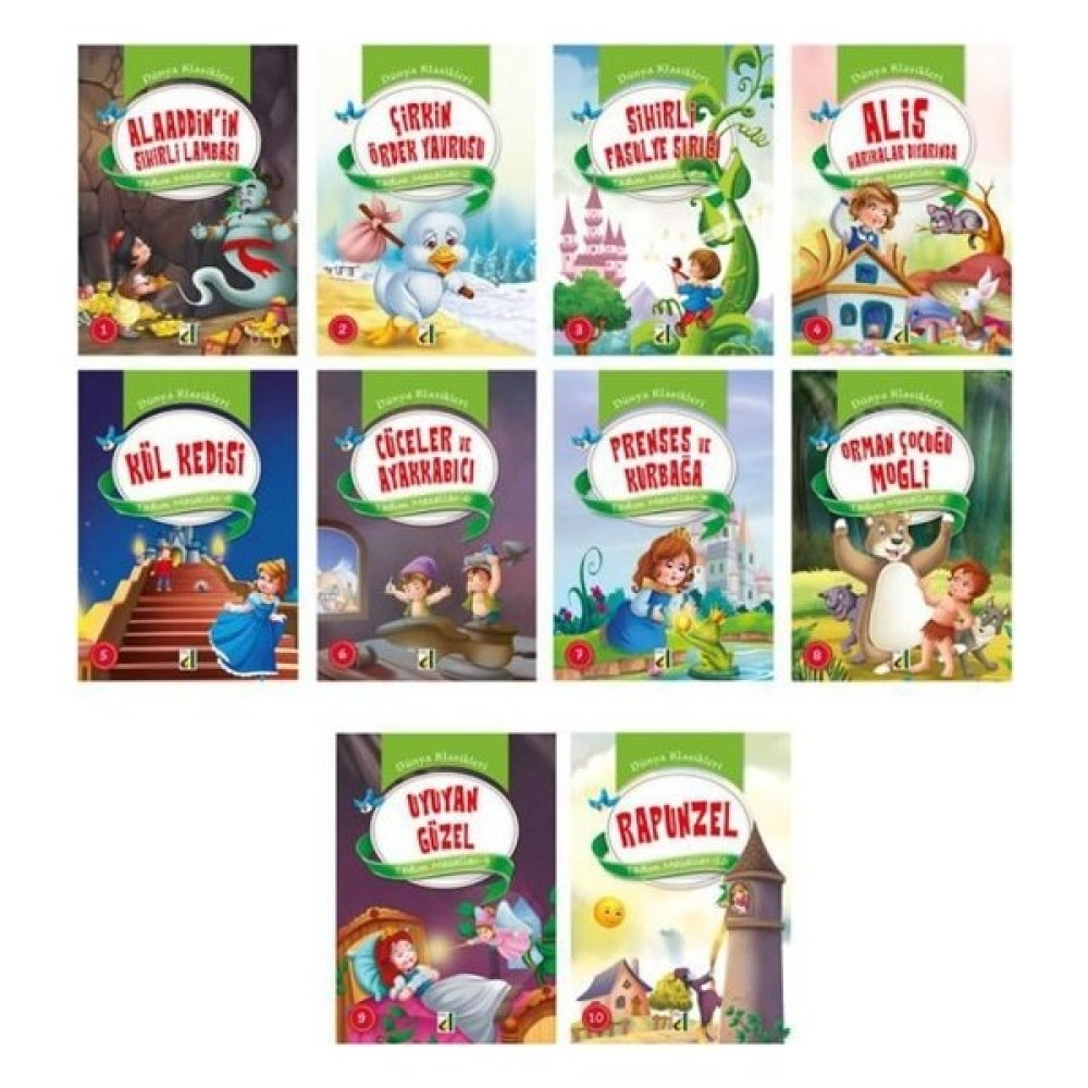 Tadım Masallar (10 Kitap) Çocuk Öykü Fiyatı
