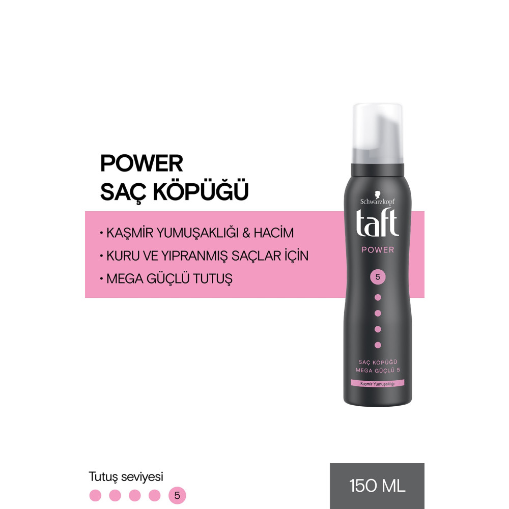 Taft Power Kaşmir Köpük 150 ml Saç Şekillendirici Köpük Fiyatı
