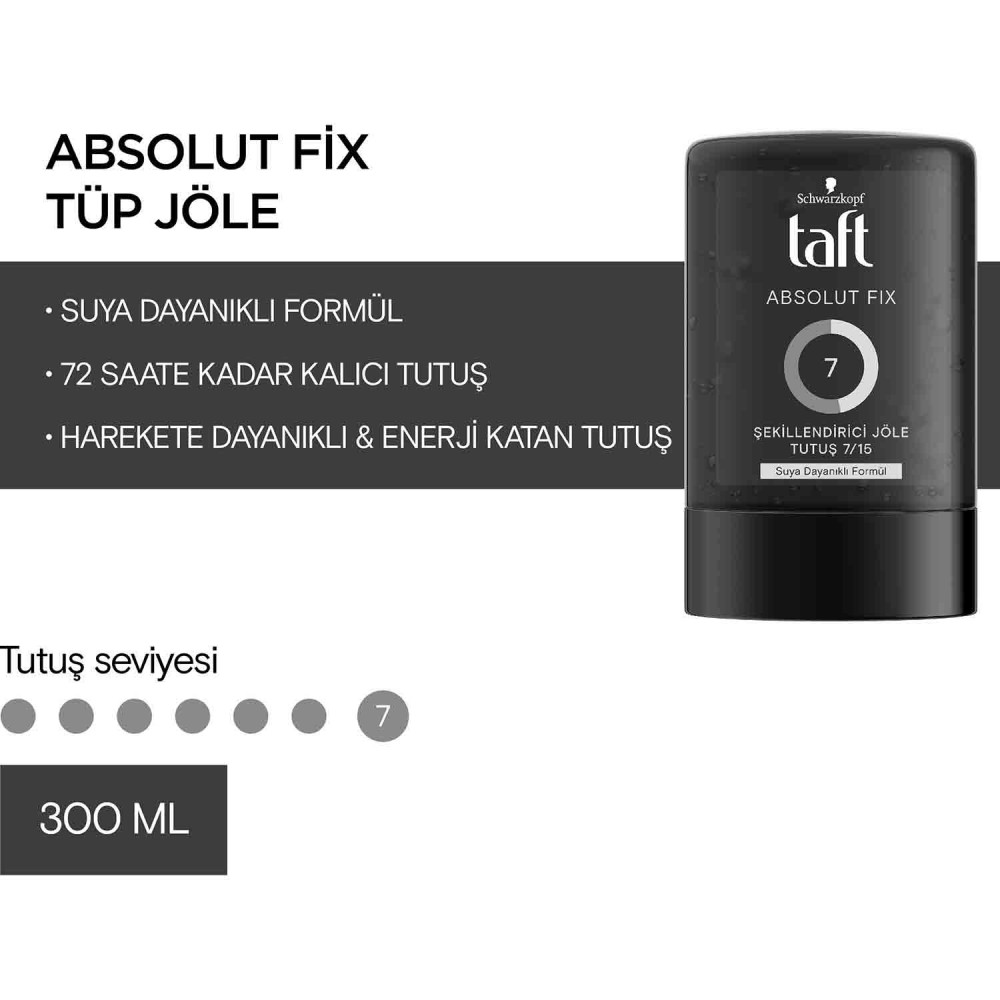 Taft Saç Jölesi 300 ml Absolut Fix