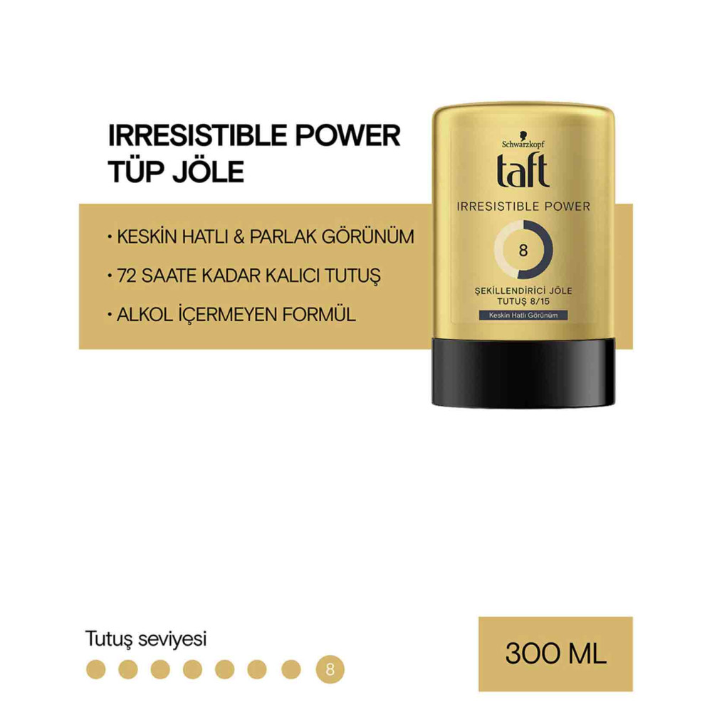 Taft Saç Jölesi 300 ml İrresistable Power