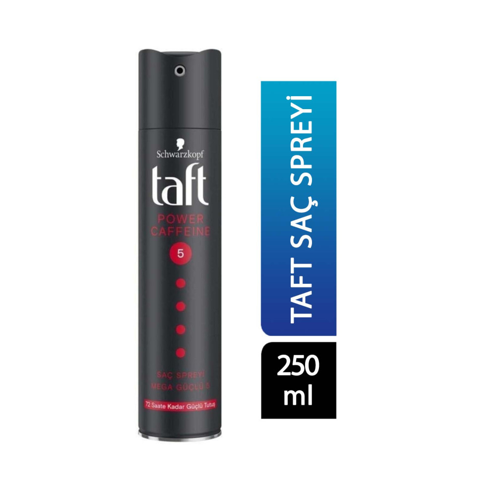 Taft Saç Spreyi 250 ml Power Caffeine Mega Güçlü Saç Şekillendirici Sprey Fiyatı