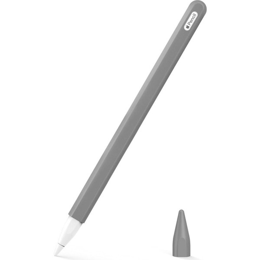 Tagomoon Apple Pencil (2. Nesil) Uyumlu Kılıf Renkli Mat Silikon Koruyucu - Gri Tablet Kılıfı Fiyatı