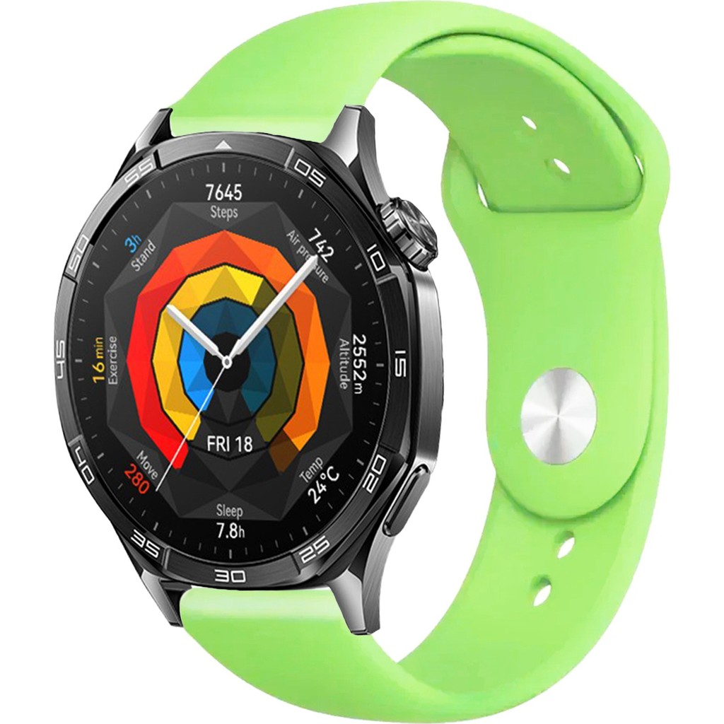 Tagomoon Huawei Watch Gt5 46MM Akıllı Saat ile Uyumlu Yumuşak Dokulu Silikon Kordon Kayış - Açık Yeşil Akıllı Saat Aksesuarı Fiyatı
