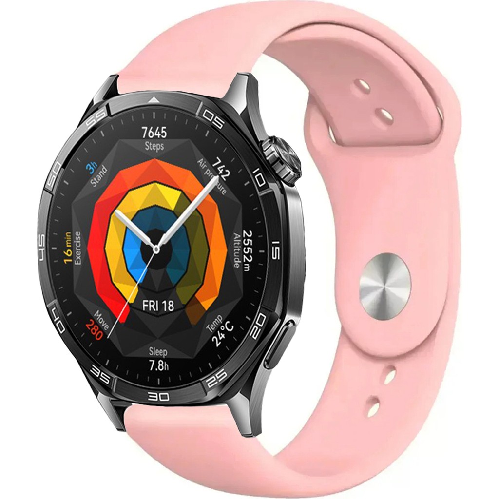 Tagomoon Huawei Watch Gt5 46MM Akıllı Saat ile Uyumlu Yumuşak Dokulu Silikon Kordon Kayış - Pudra Akıllı Saat Aksesuarı Fiyatı