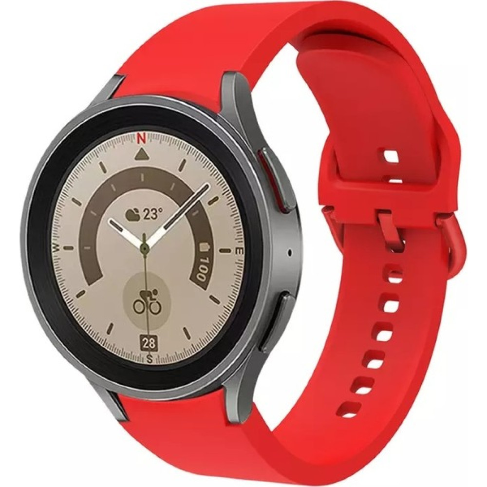 Tagomoon Samsung Galaxy Watch 5 Pro Tam Uyumlu Orjinal Pim Tasarımlı Silikon Kordon Kayış - Kırmızı Giyilebilir Teknoloji Aksesuarları Fiyatı