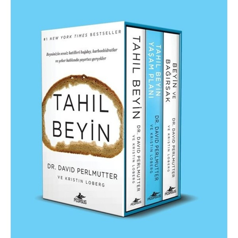 Tahıl Beyin + Tahıl Beyin Yaşam Planı + Beyin ve Bağırsak (Takım Set 3 Kitap) - David Perlmutter - David Perlmutter Sağlık Beslenme Kitapları Fiyatı
