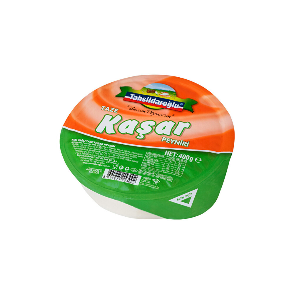 Tahsildaroğlu Taze Kaşar Peyniri 400 Gr Peynir Fiyatı