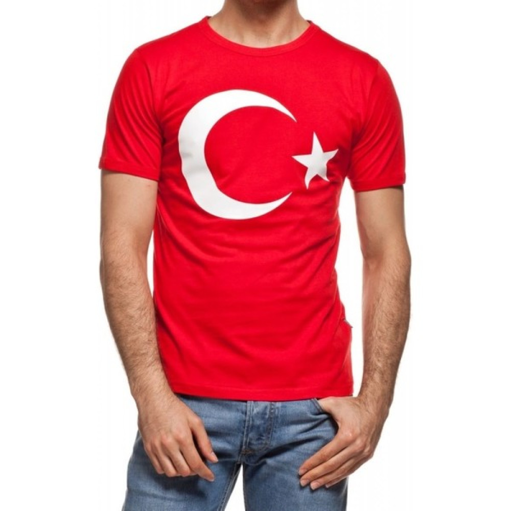 Tahtakale Marketi Yetişkin Erkek Türk Bayrağı Tişört, Türk Bayrağı Baskılı T-Shirt Erkek T-shirt Fiyatı