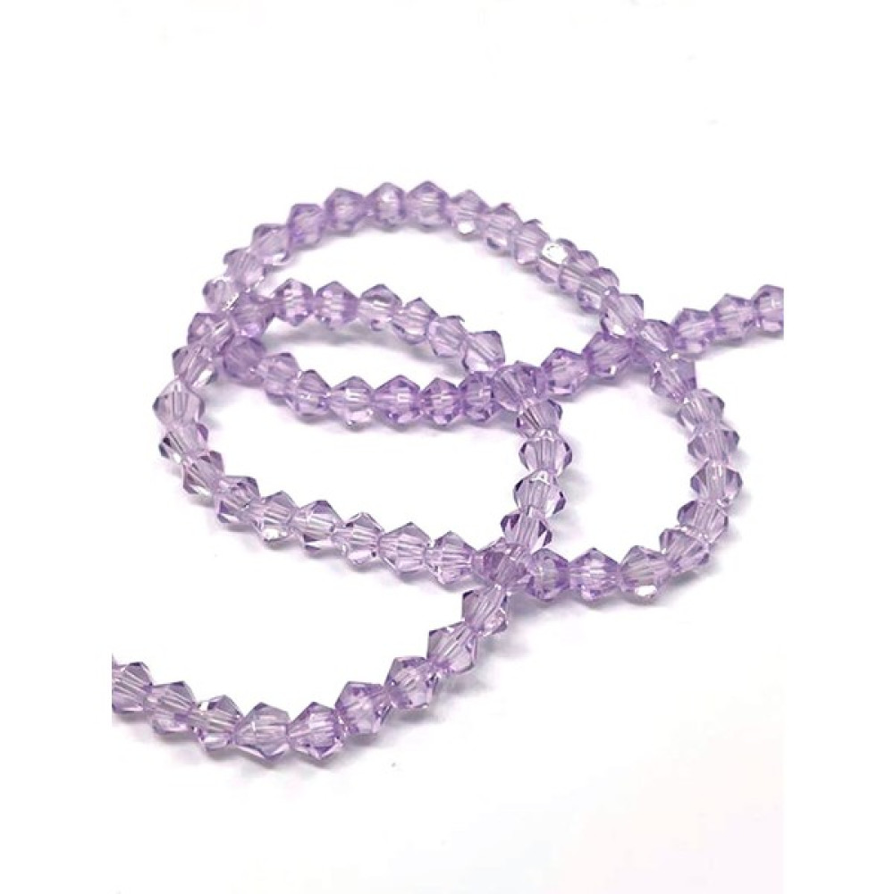 Tahtakaledeyim 4 mm Piramit Kristal Cam Boncuk Lila Renk - 1 Oto Boyaları Fiyatı
