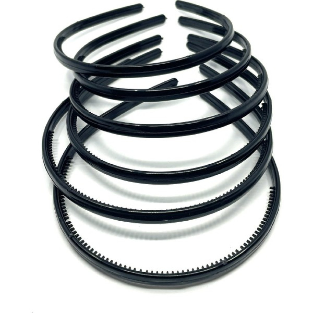 Tahtakaledeyim 6 Adet Plastik Saç Tacı 8 mm Siyah Renk - Renkli Toka, Taç & Saç Bandı Fiyatı