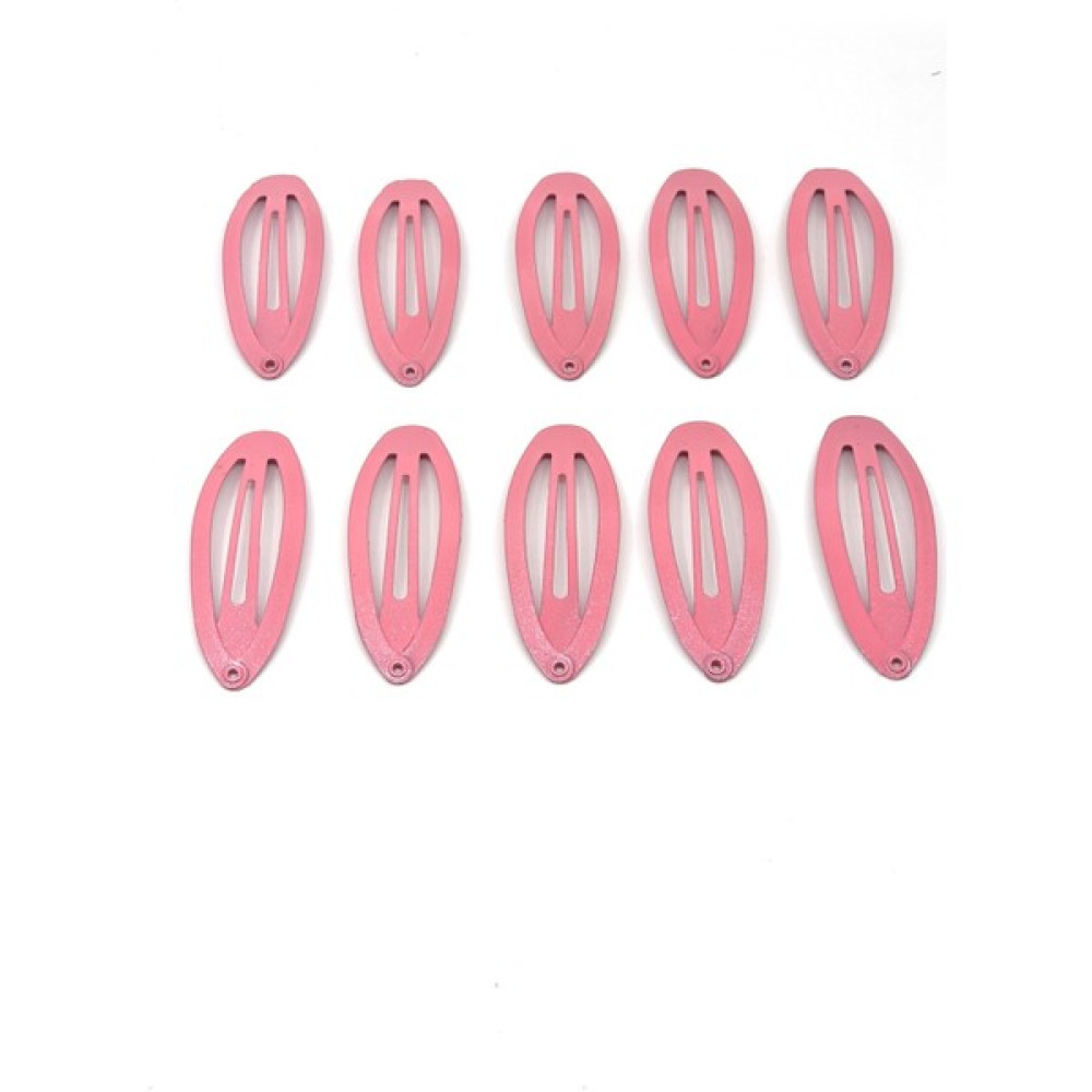 Tahtakaledeyim 6 cm 10 Adet Oval Çıtçıt Toka Metal Simli Pembe Renk Toka, Taç & Saç Bandı Fiyatı
